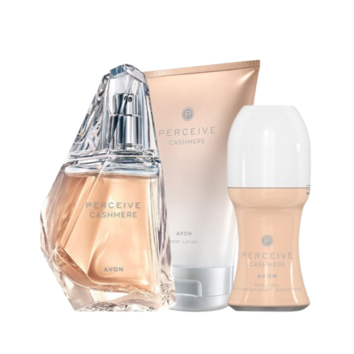 Lot PERCEIVE CASHMERE Avon eau de parfum, lotion, déo