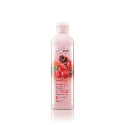 Lait hydratant cannelle et cranberry Naturals