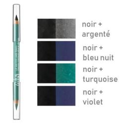 Crayon khôl 2 mines noir, violet, bleu ou turquoise Avon
