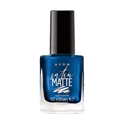 Vernis à ongles satin matte bleu nuit Mystical Mermaid AVON