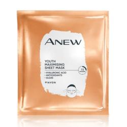 Masque tissu anti-âge 15min pour le visage AVON Anew Essential