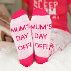 Chaussettes Mum's Day Off : Jour de repos pour Maman !