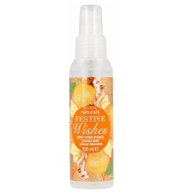 Spray brume parfumée pour le corps orange et gingembre - senteur festive - Avon Naturals Sweet Citrus Sparkle