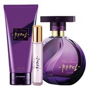 Lot 3 produits FAR AWAY REBEL eau de parfum lait hydratant et mini vapo