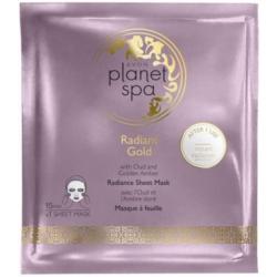 Masque tissu  l'oud et  l'ambre dor Planet Spa