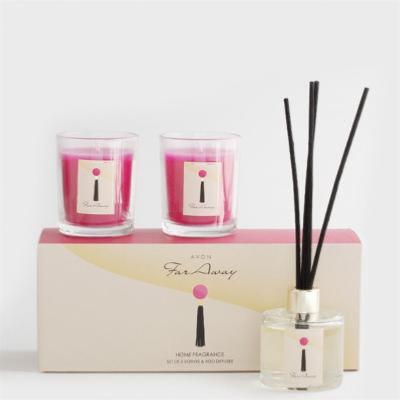 Coffret d'ambiance FAR AWAY Avon : 2 bougies, diffuseur