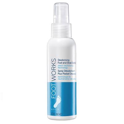 Spray désodorisant et rafraîchissant pour pieds et chaussures Avon Footworks