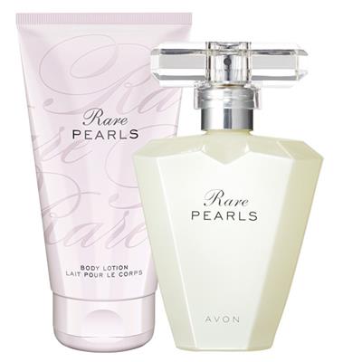 Lot RARE PEARLS Avon : eau de parfum, lotion