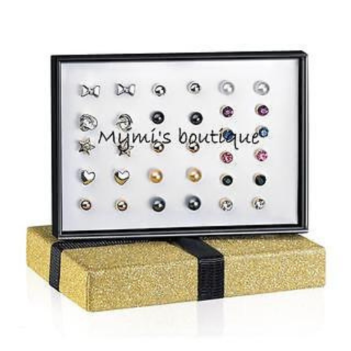 Coffret de 16 paires de boucles d'oreilles Aaralyn Avon