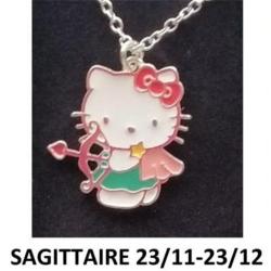 Collier Helly Kitty signe du zodiaque Sagittaire