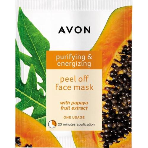 Masque en tissu à la papaye Avon Nutra Effects