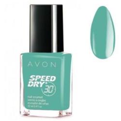 Vernis à ongles à séchage express en 30 secondes TURQUOISE POP - AVON Speed Dry