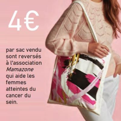 Sac en toile TOTE BAG de l'espérance Avon - 4€ reversés contre le cancer du sein