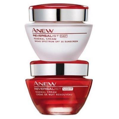 Soins Tenseurs Jour & Nuit AVON ANEW ULTIMATE 2 - Pour 40 Ans Et +, FPS 25, 2x50ml Neuf