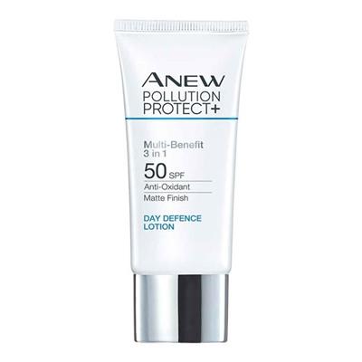 Soin visage pour protéger des effets néfastes de la pollution Avon Pollution Protect+ Day Defence