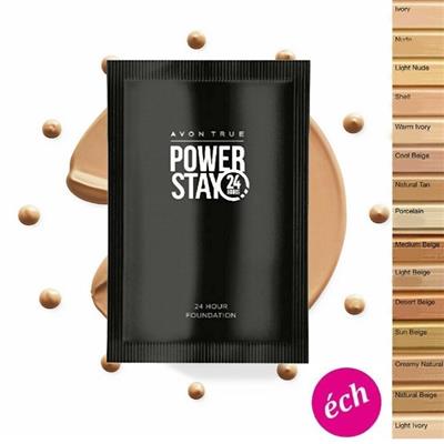 Echantillon fond de teint Avon Power Stay ultra longue tenue 24h