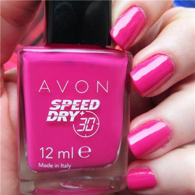 Vernis à ongles à séchage express en 30 secondes STRAWBERRY - AVON Speed Dry