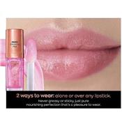 Huile soin nourrissant pour les lèvres rose irisé Shimmering Petal