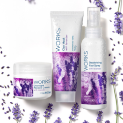 Lot de 3 produits pour les pieds à la lavande Footworks Avon