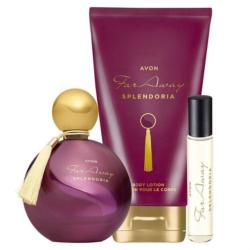 Lot FAR AWAY SPLENDORIA Avon : eau de parfum, spray, lotion