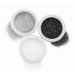 Paillettes pour ongles blanches, grises ou noires Avon