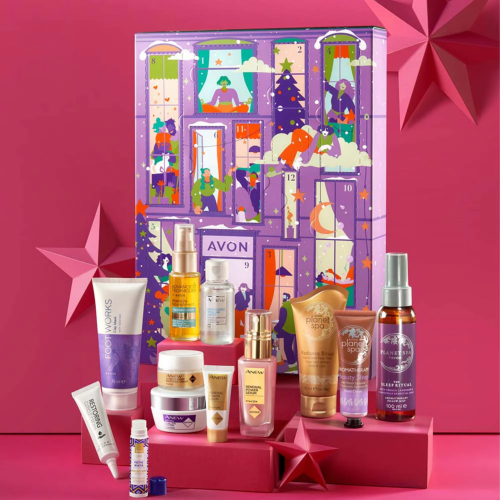 Calendrier de l'Avent AVON avec 12 vrais produits de beauté