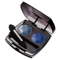 Duo d'ombres à paupières Blue Wattage (bleu gris et bleu intense) Avon Mega Impact