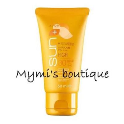 Crème solaire visage minérale matifiante Avon - indice 30 idéal peaux sensibles