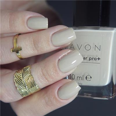 Vernis à ongles gris clair TENDER - AVON Nailwear Pro +