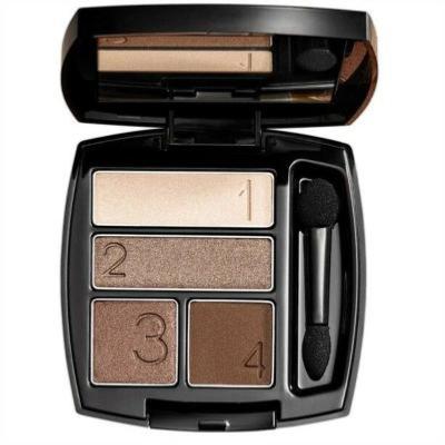 Quatuor d'ombres à paupières Mocha Latte Avon : crème, brun, marron