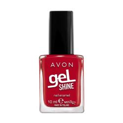 Vernis à ongles rouge vif Red is Red Gel Shine Avon