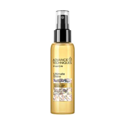 Spray cheveux brillance Ultimate Shine Avon - effet immédiat