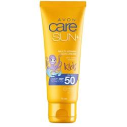 Crme solaire multivitamine indice 50 pour les enfants, rsistante  l'eau