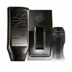 Lot BLACK SUEDE DARK Avon : eau de toilette, déo, gel douche