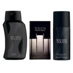 Lot BLACK SUEDE TOUCH Avon : eau de toilette, déo spray, gel douche