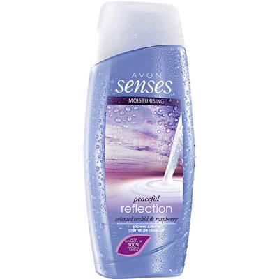 Crème de douche Reflection Avon Senses framboise et orchidée