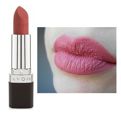 Rouge à lèvres mat rose Pure Pink Avon Perfectly Matte