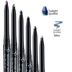 Crayon eyeliner rtractable yeux bleu scintillant Twilight Sparkle Avon Diamonds longue tenue