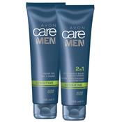 Lot Men Sensitive 2 produits pour le rasage - spécial peaux sensibles